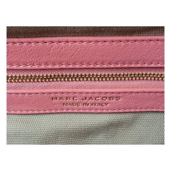 Marc Jacobs Quilted Leather Mini Stam Shoulder Bag FLAMINGO - Picture 9 of 11